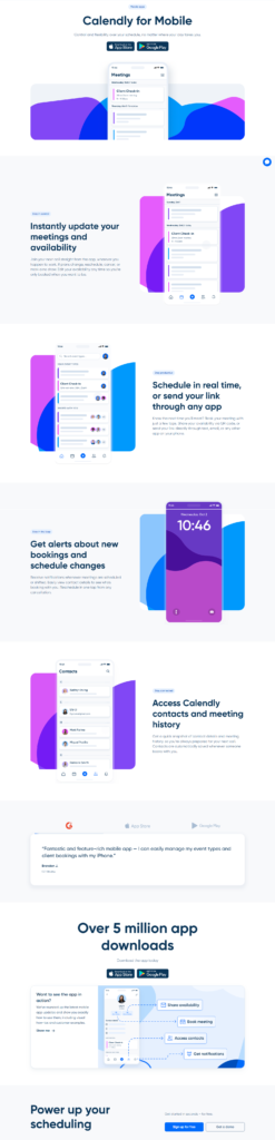 Download Page @Calendly