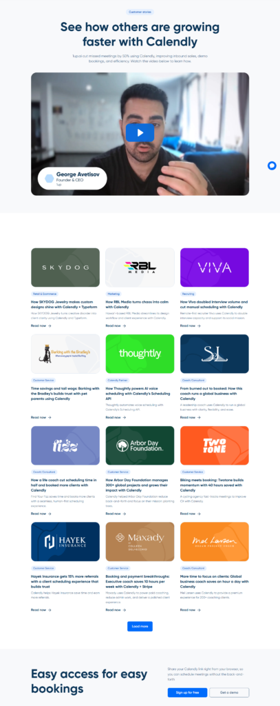 Case Study Index @Calendly
