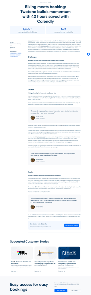 Case Study @Calendly