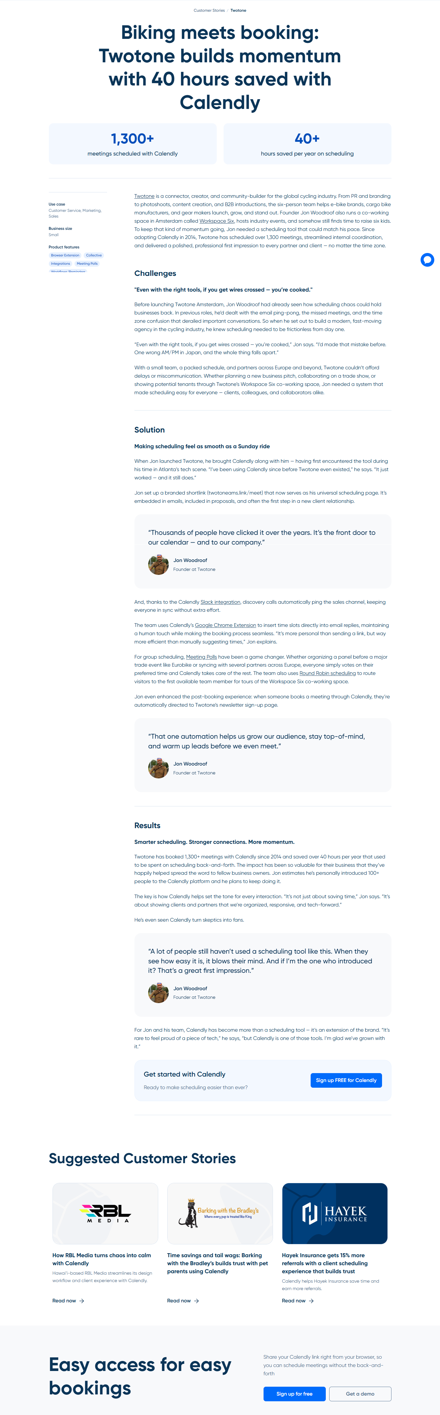 Case Study @Calendly