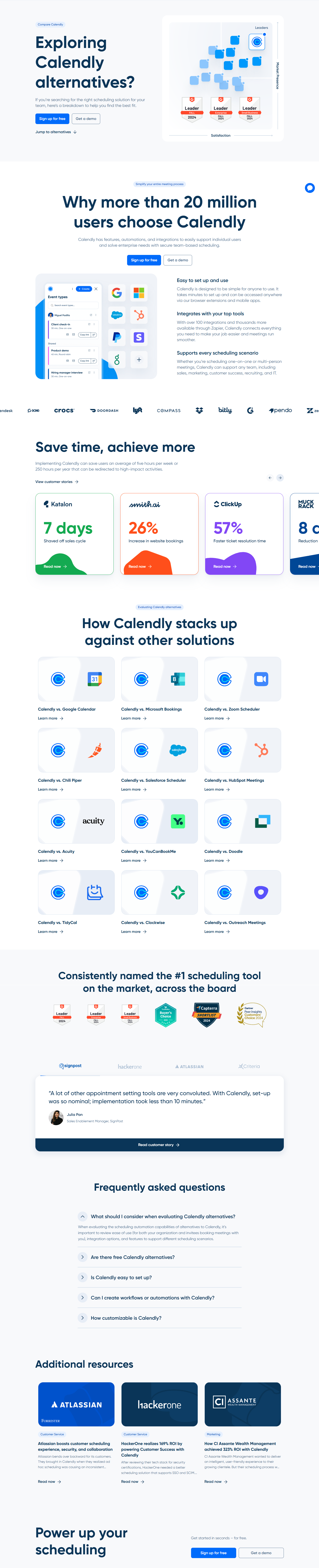 Comparison @Calendly