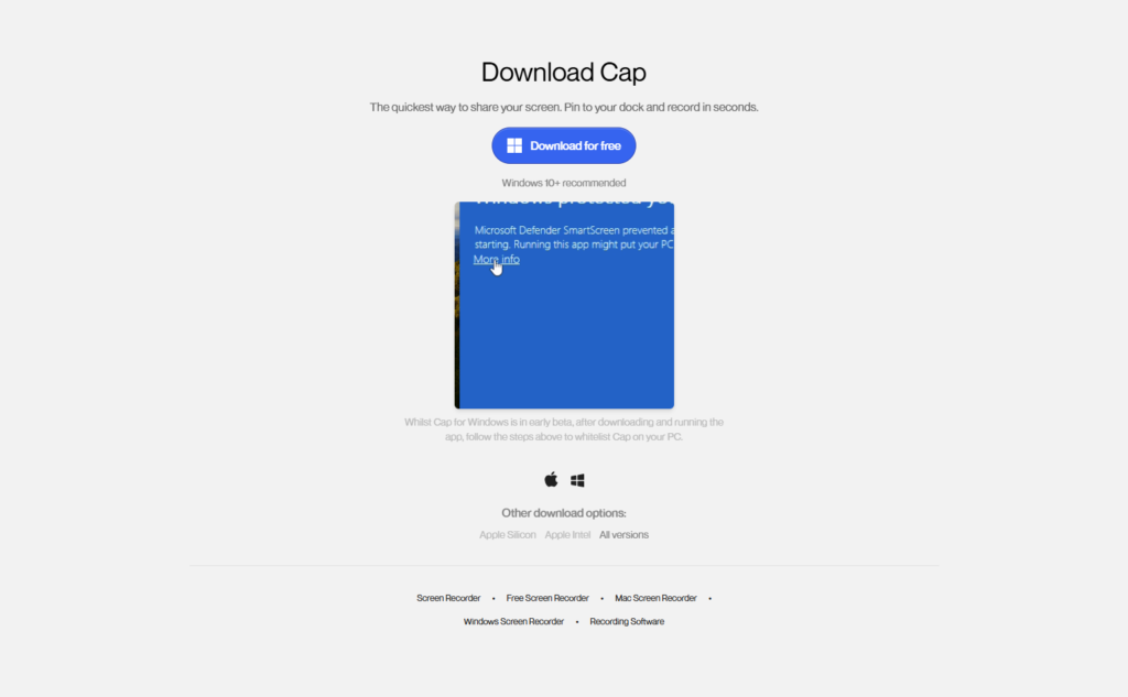 Download Page @Cap.so