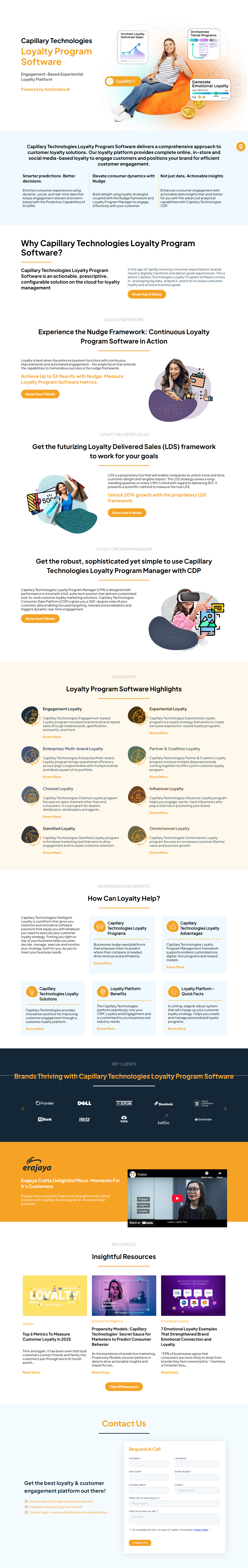 Product Page @Capillary Technologies