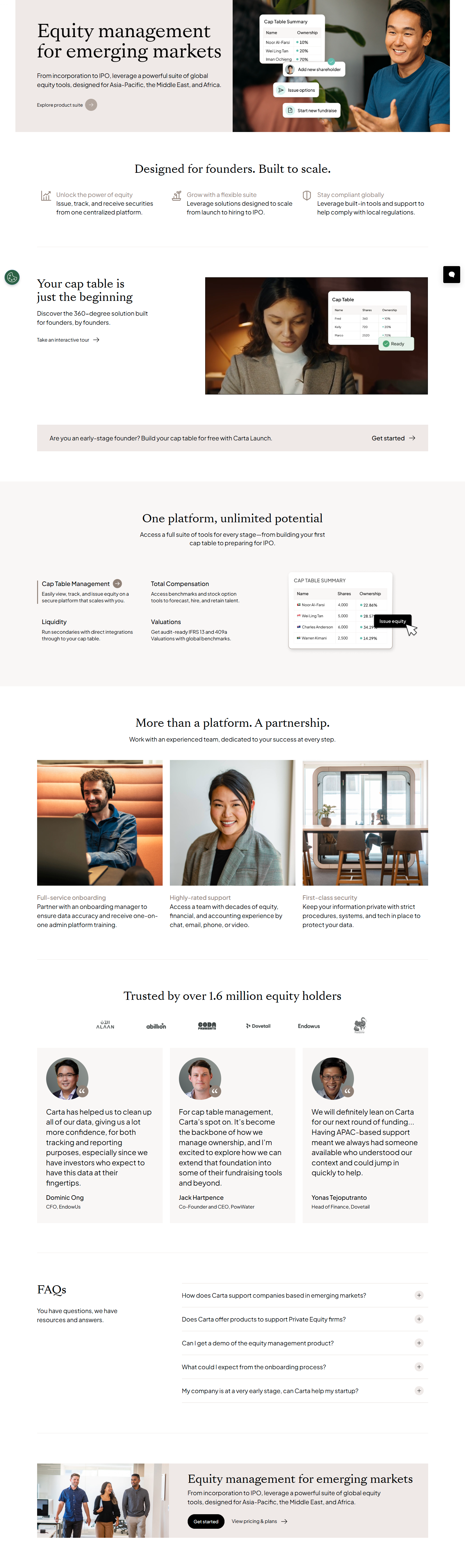 Product Page @Carta