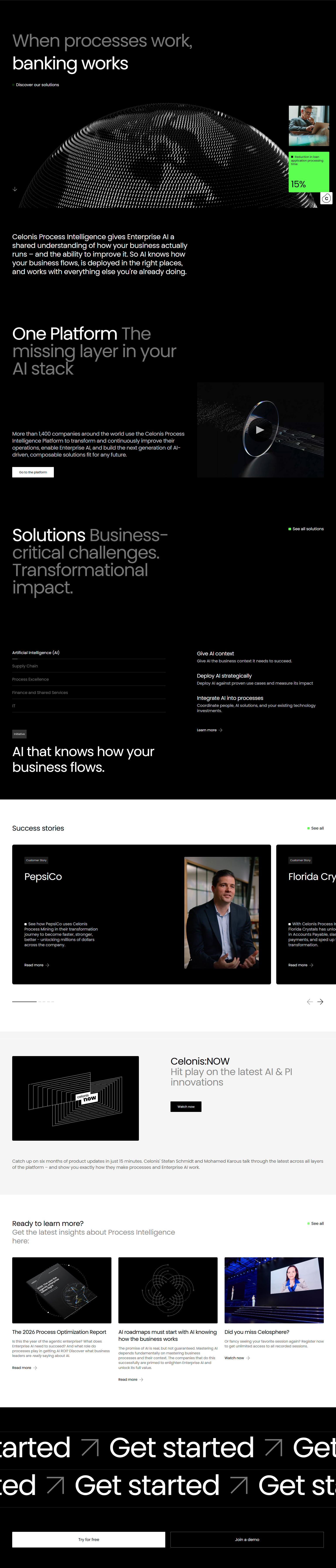Landing Page @Celonis