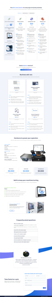 Pricing Page @Cents