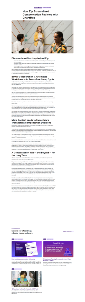 Case Study @ChartHop