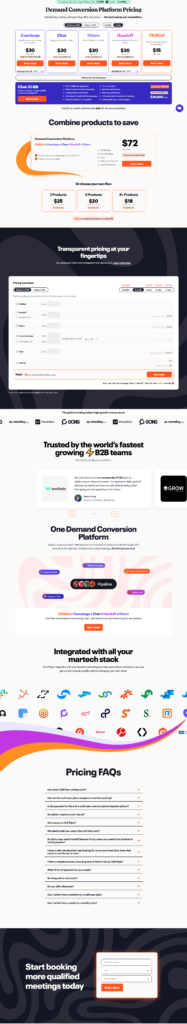 Pricing Page @Chili Piper