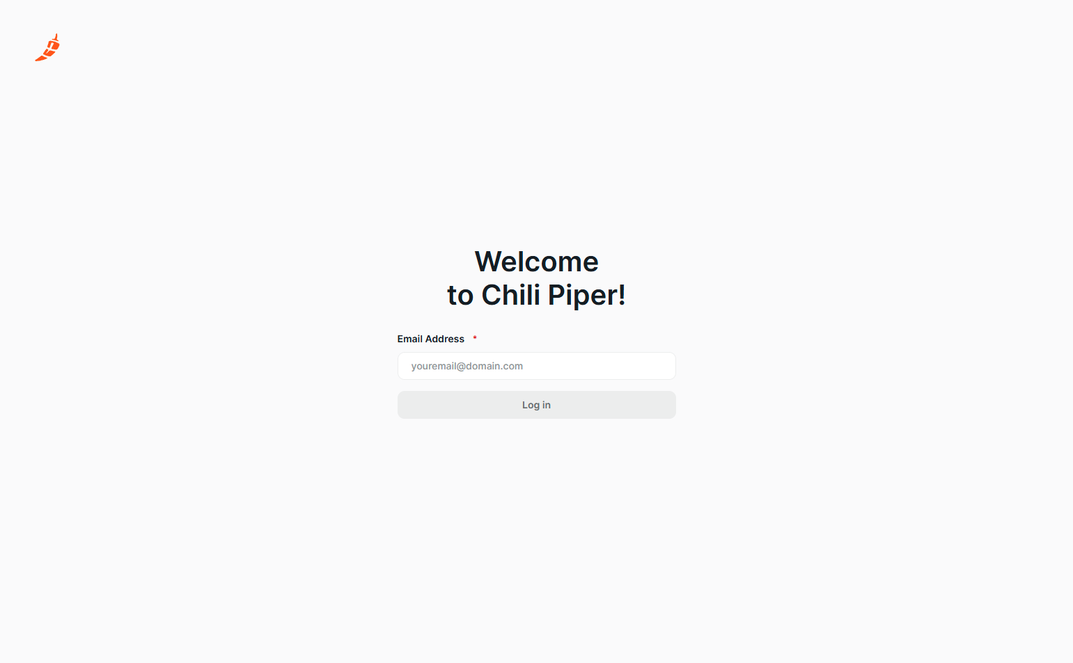 Login @Chili Piper