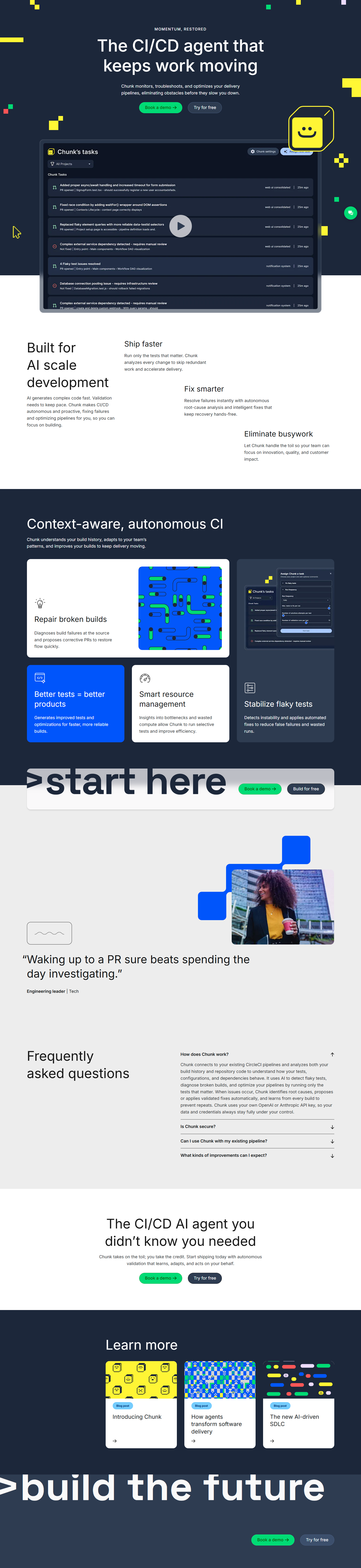 Product Page @CircleCI