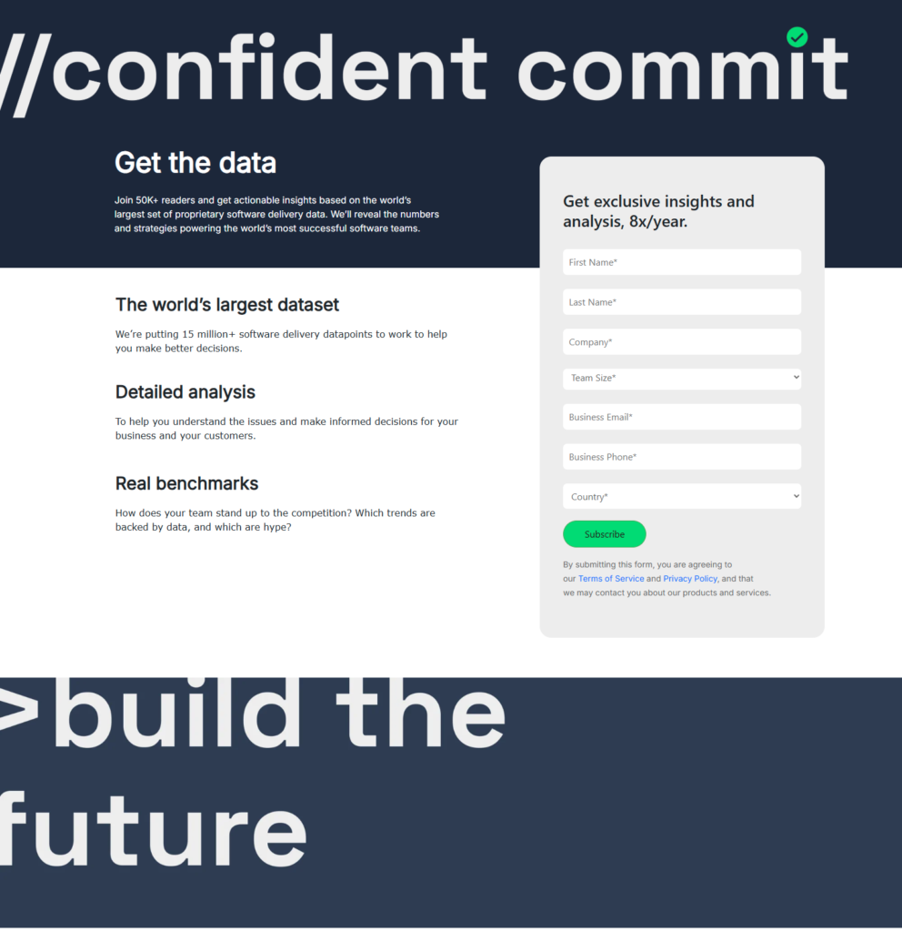 Newsletter Signup @CircleCI