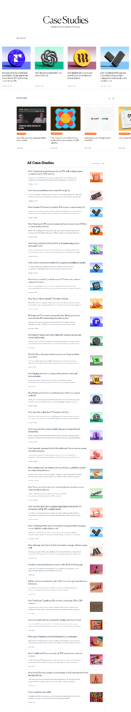 Case Study Index @Clay