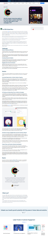 Case Study @CleverTap