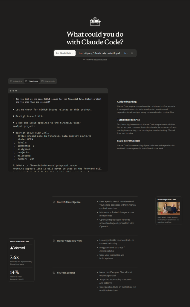 Features @Claude Code