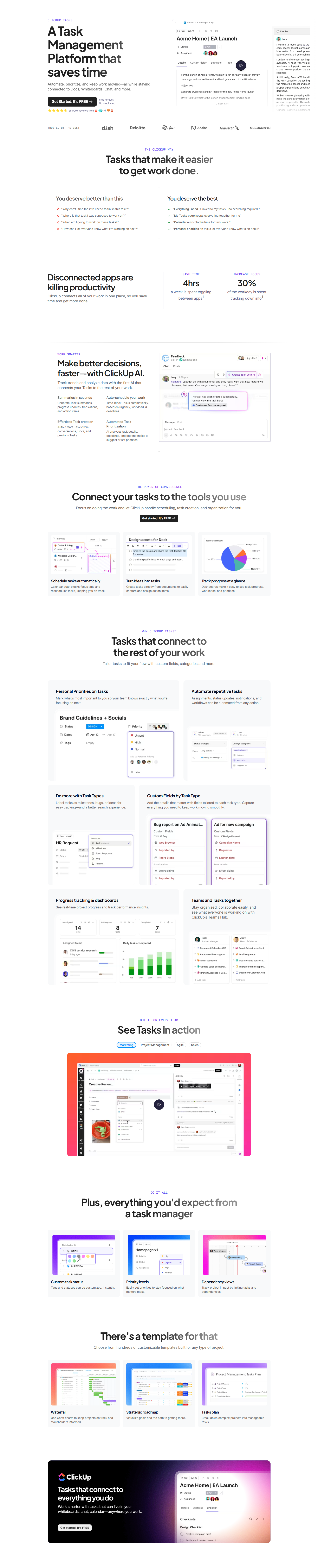 Product Page @ClickUp