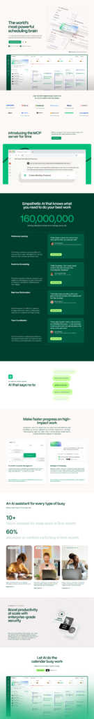 Landing Page @Clockwise