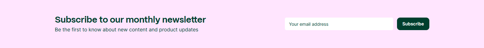 Newsletter Signup @Clockwise