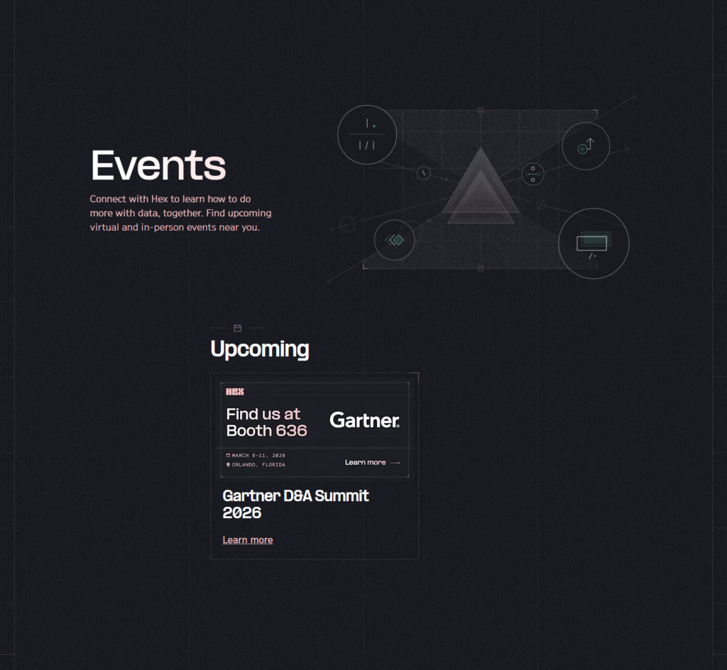 Events / Webinars @Hex