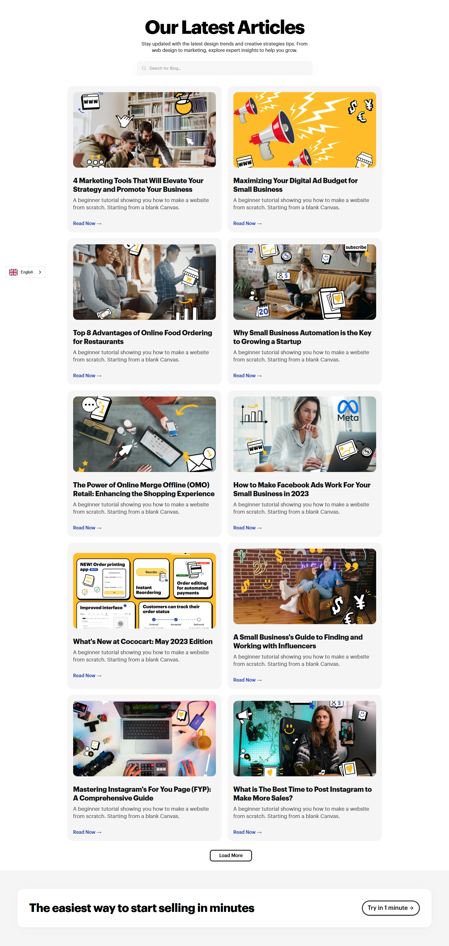 Blog Index @Cococart