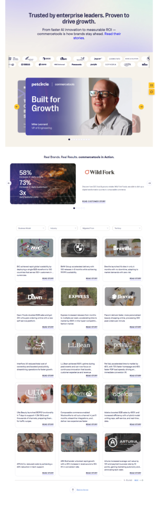 Case Study Index @commercetools