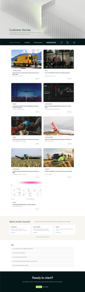 Case Study Index @Conduktor