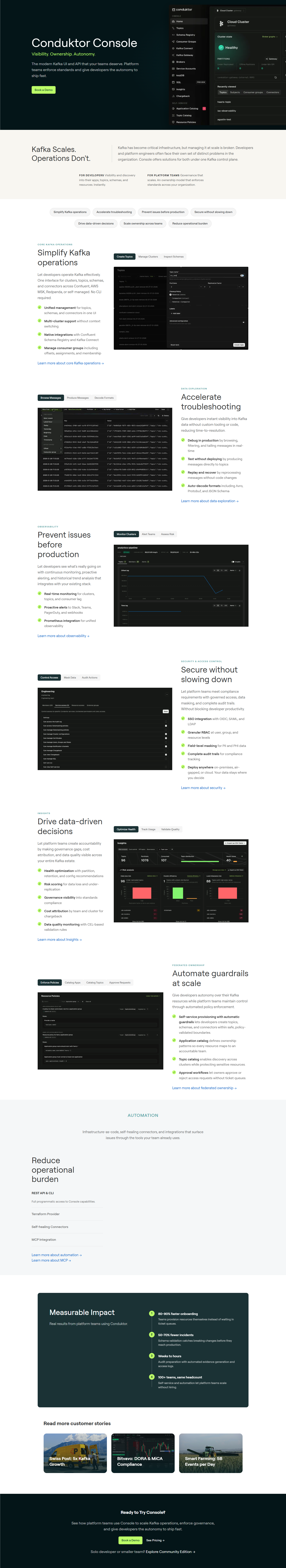 Product Page @Conduktor