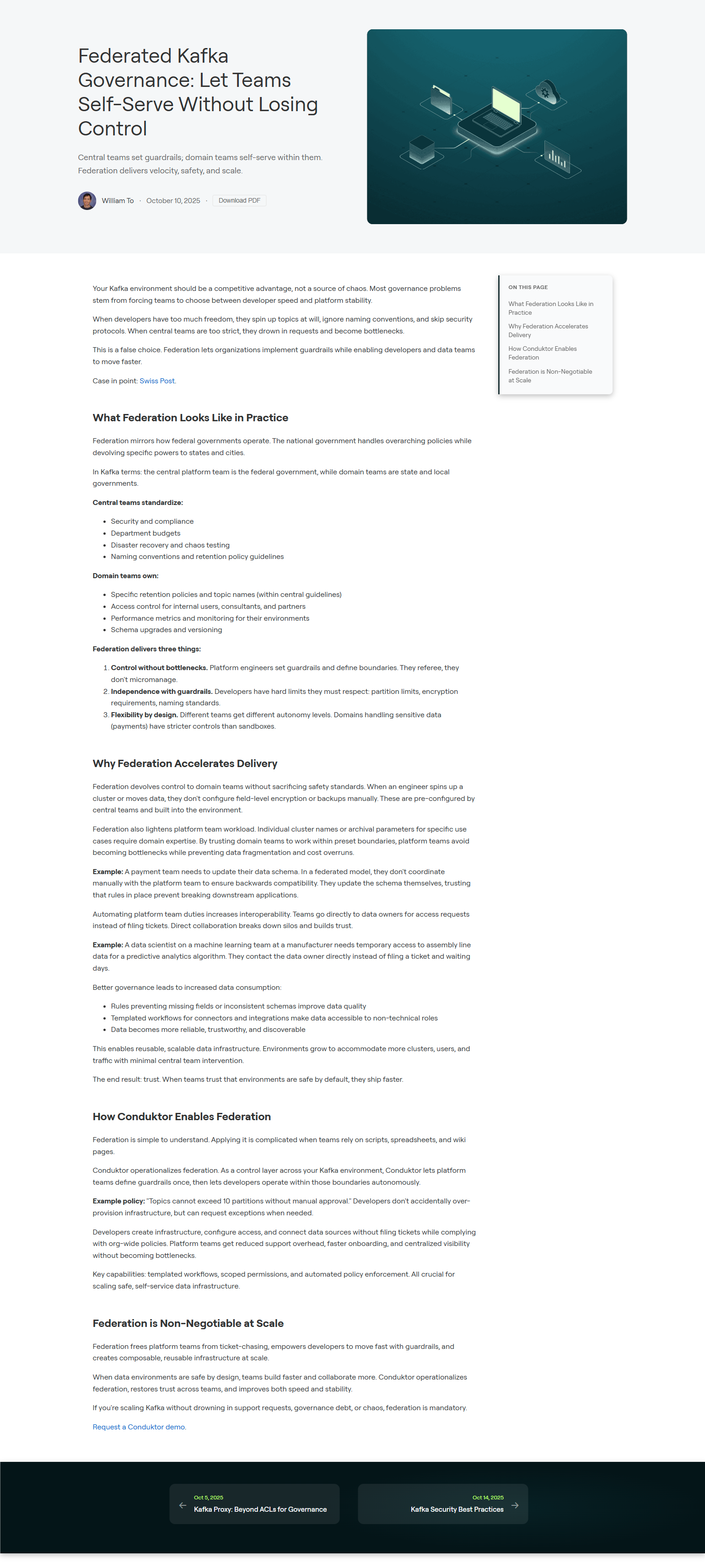 Blog Post @Conduktor