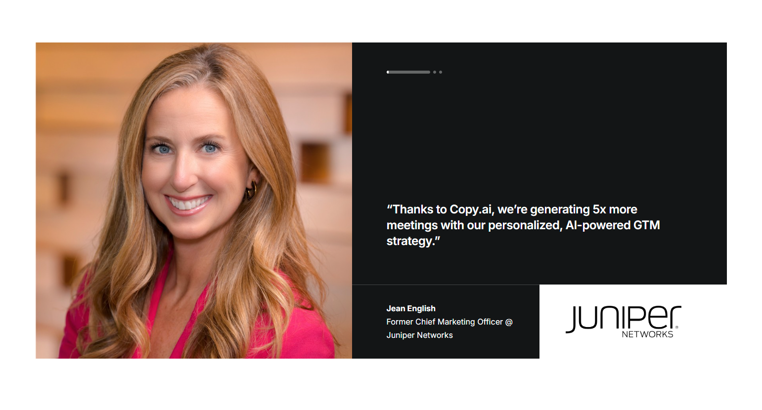 Testimonials Section @Copy.ai