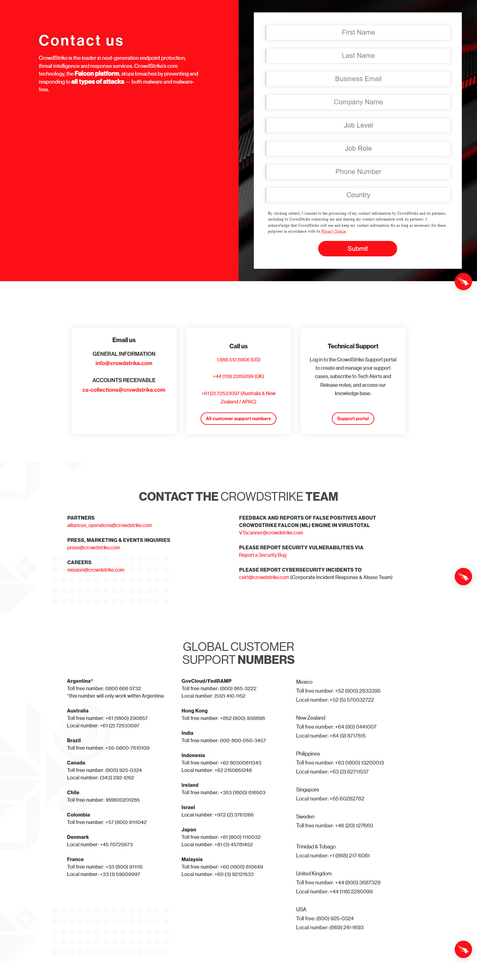 Contact Sales @CrowdStrike