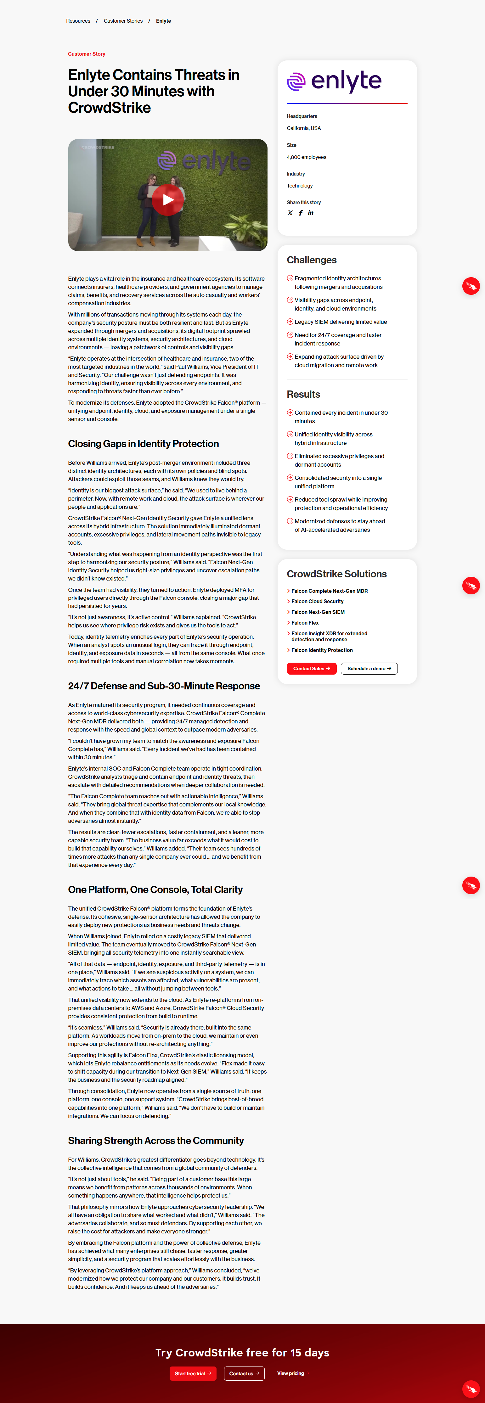 Case Study @CrowdStrike