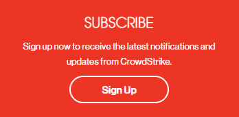 Newsletter Signup @CrowdStrike