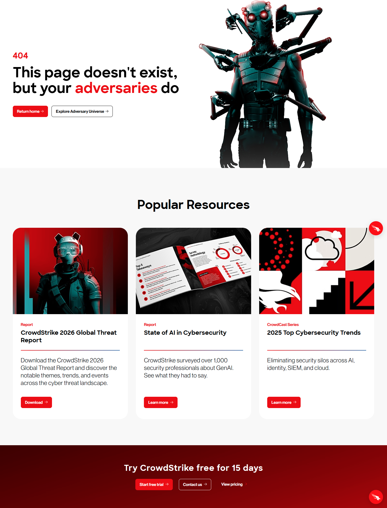 404 Error @CrowdStrike