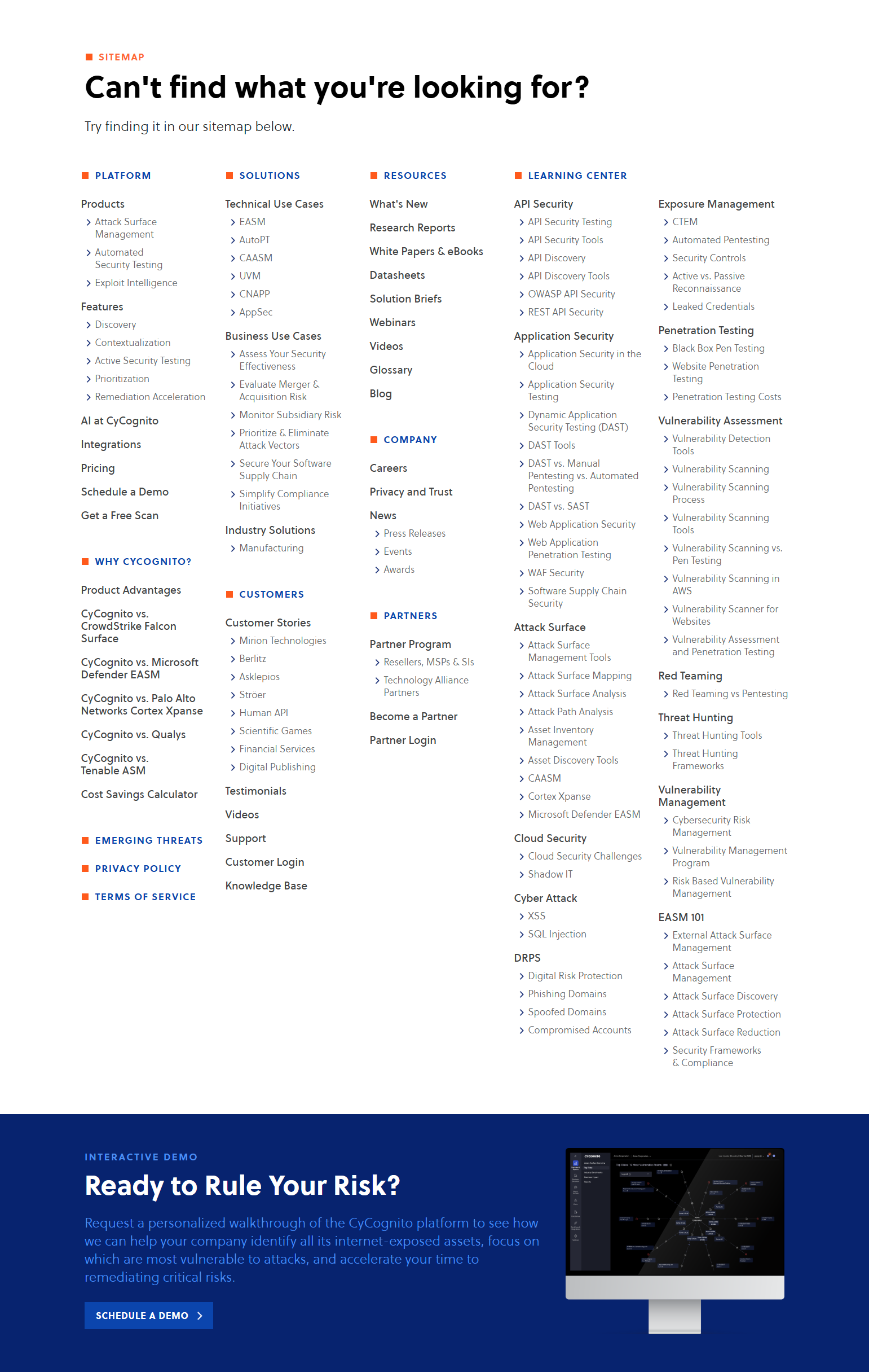 404 Error @Cycognito