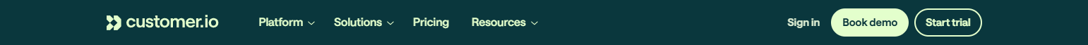Header @Customer.io