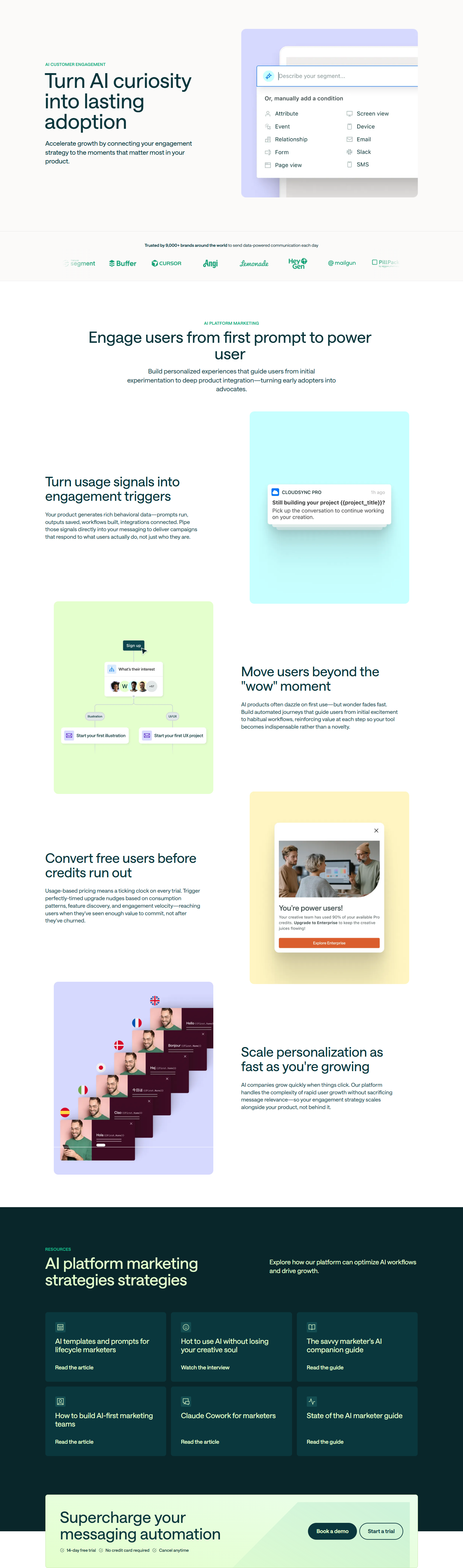 Features @Customer.io