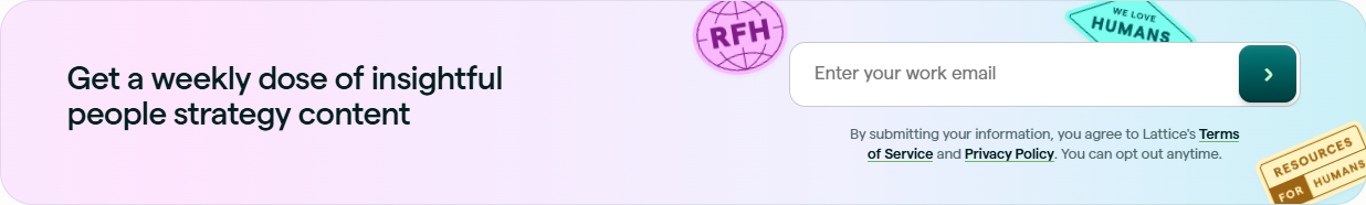 Newsletter Signup @Lattice