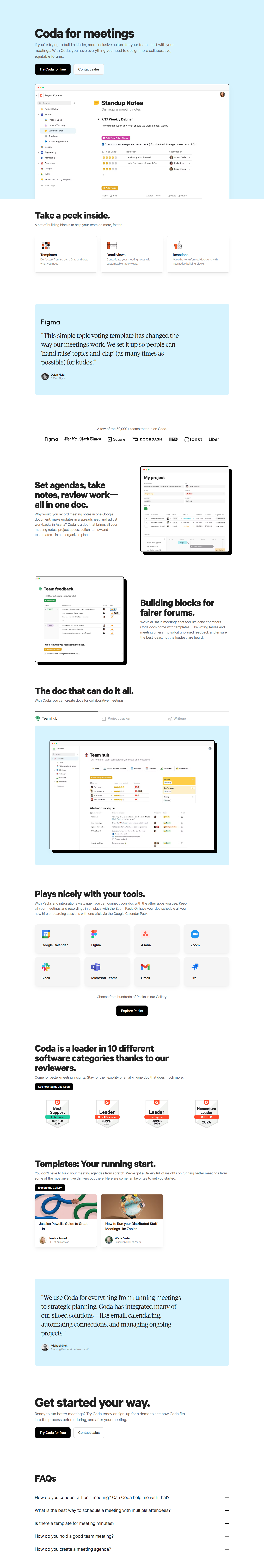 Product Page @Coda