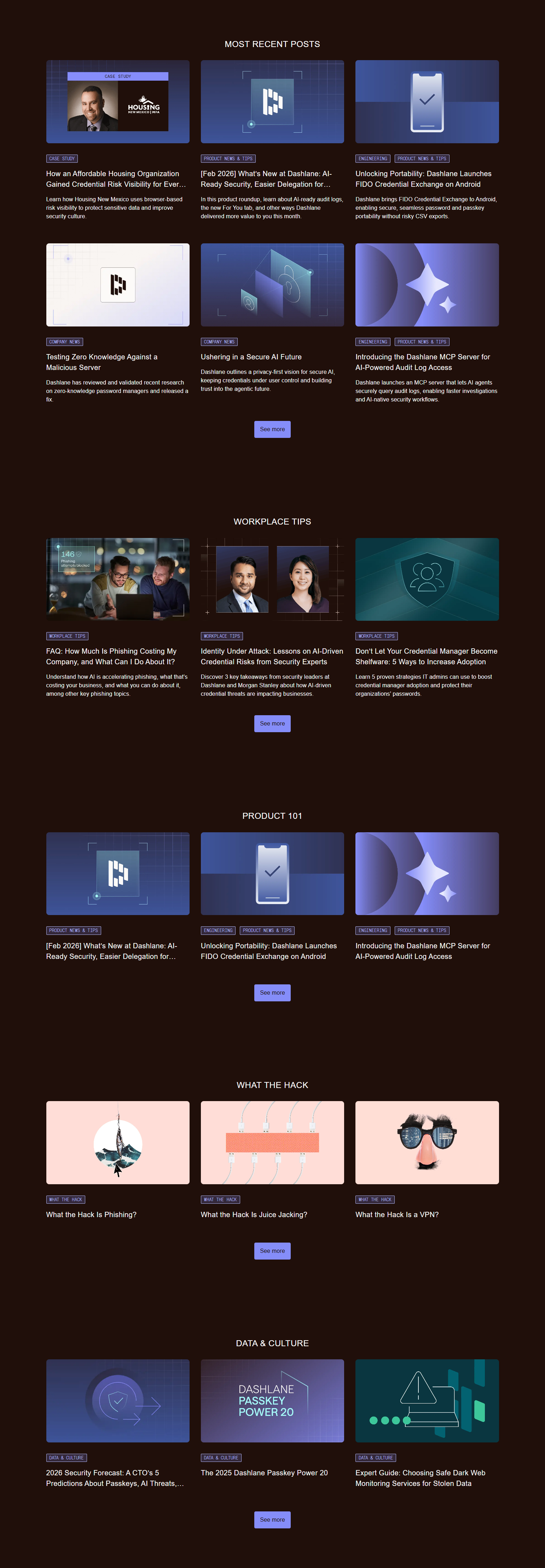 Blog Index @Dashlane