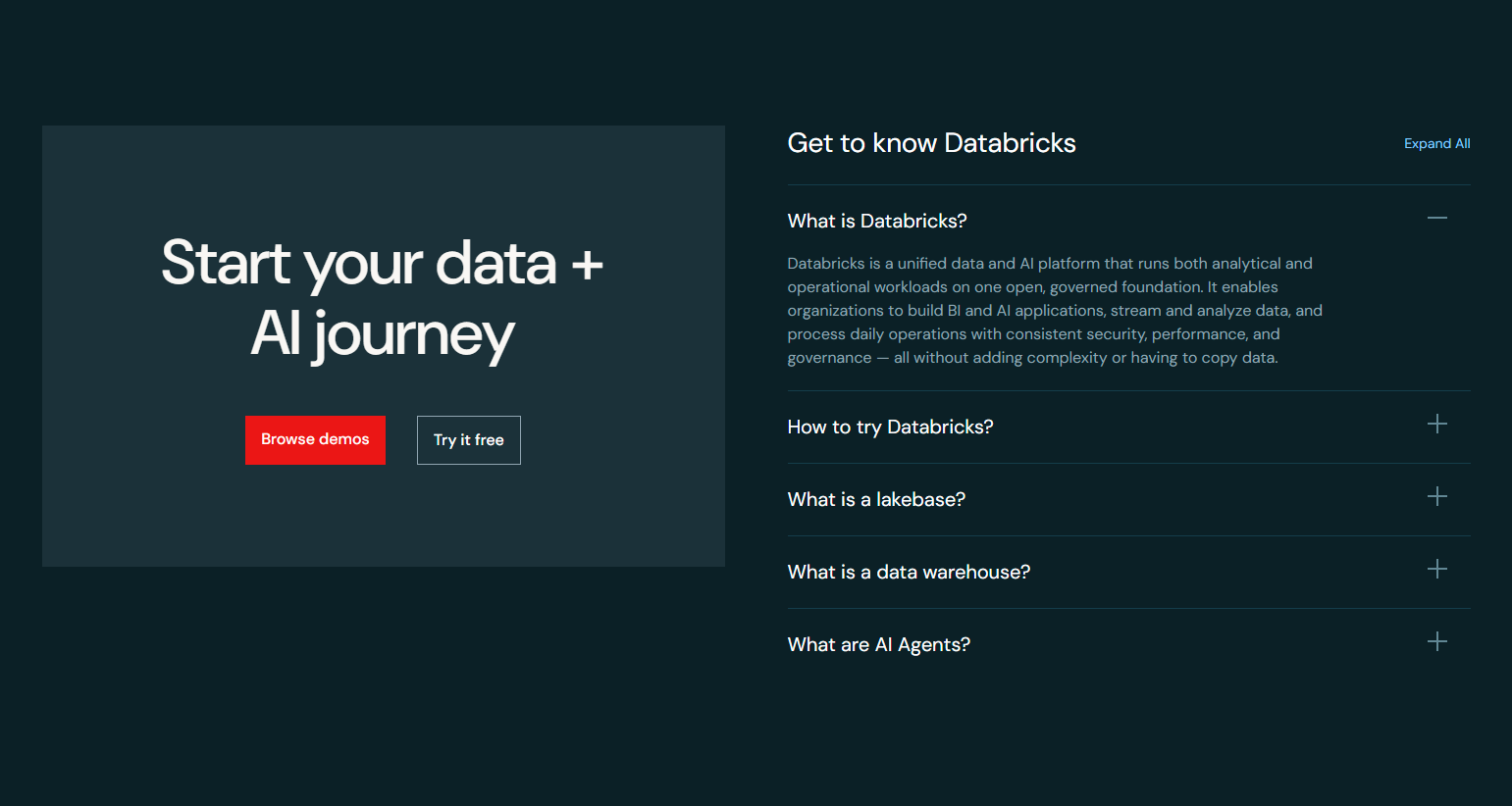 FAQ @Databricks