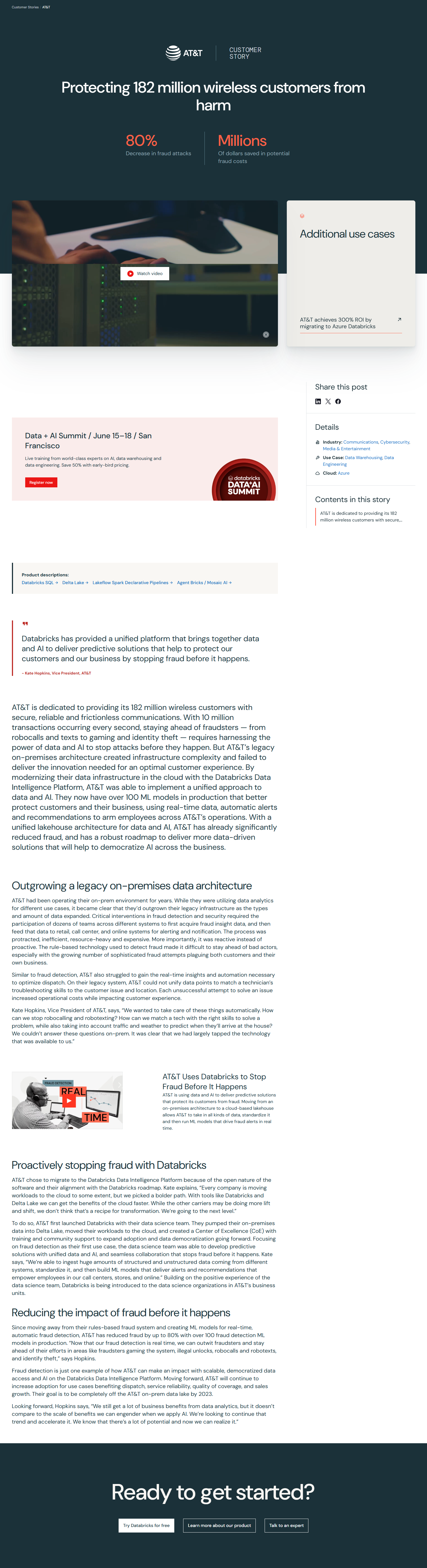 Case Study @Databricks