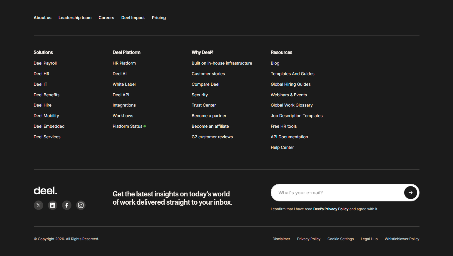 Footer @Deel