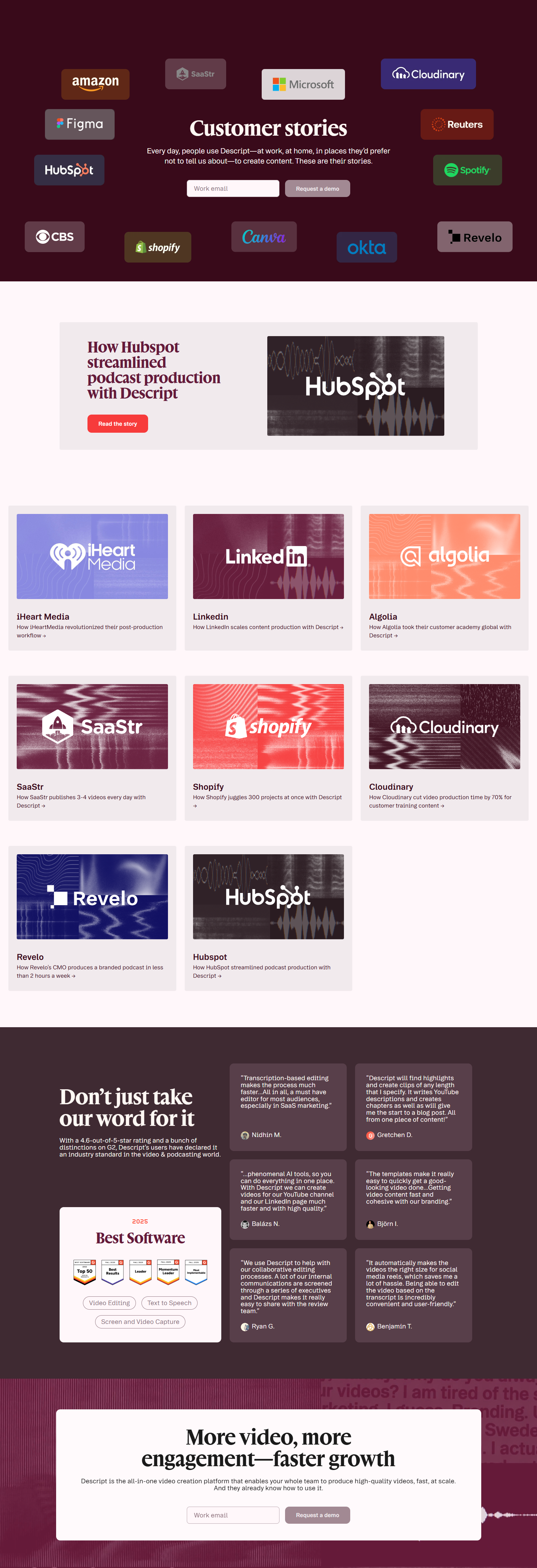 Case Study Index @Descript
