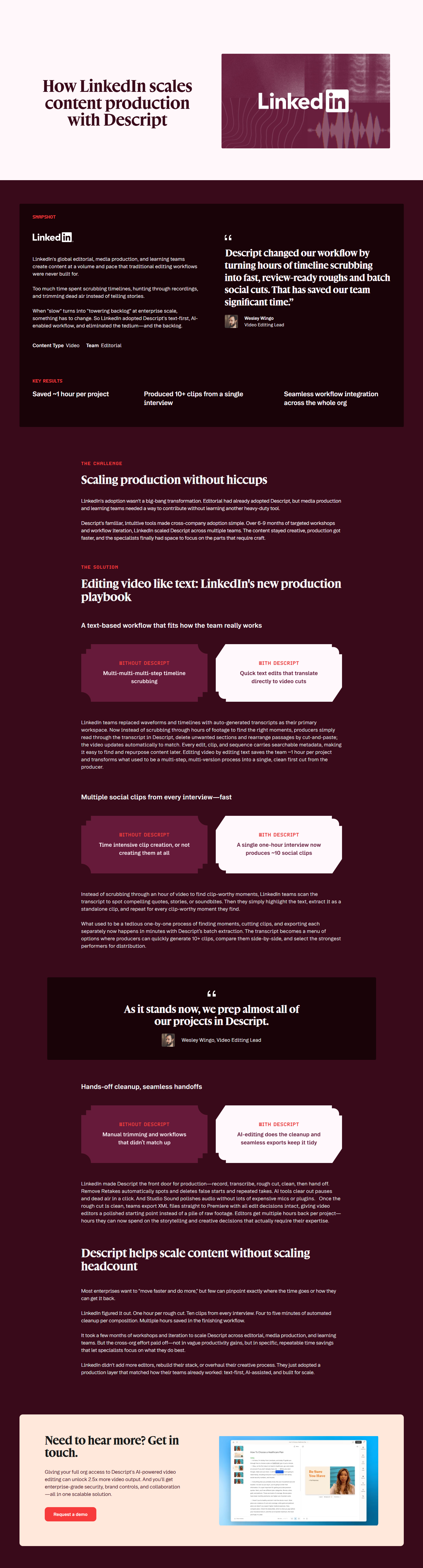 Case Study @Descript