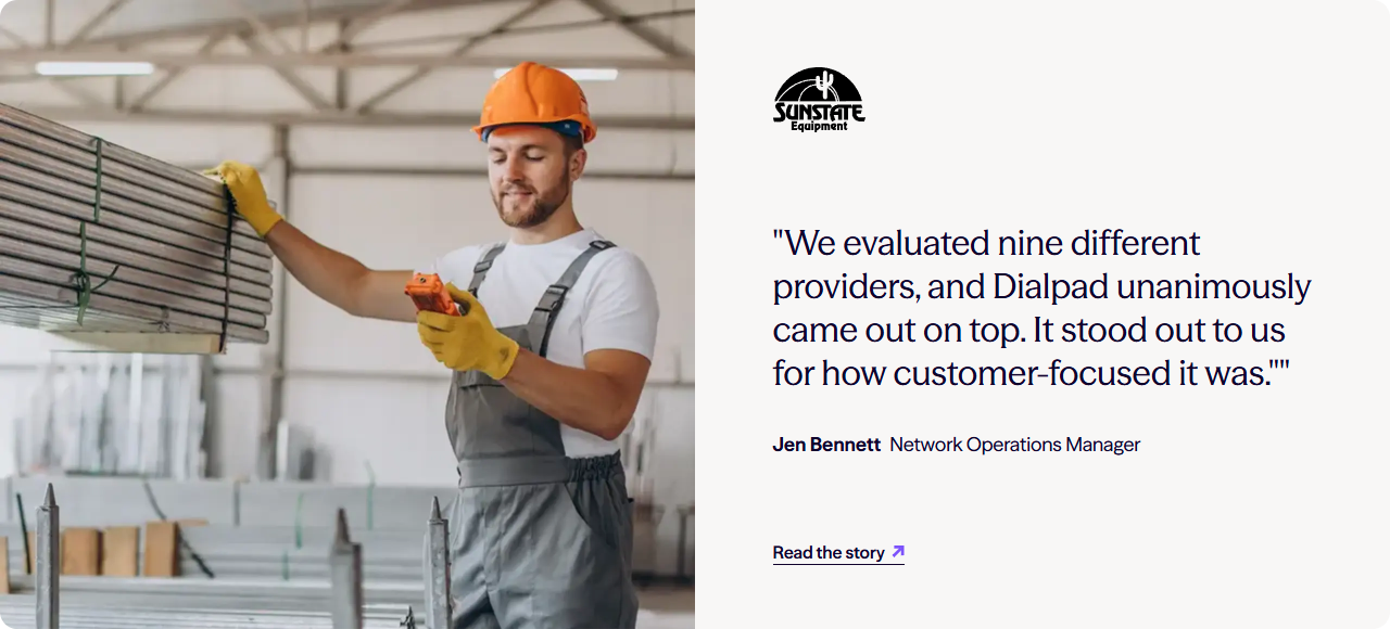 Testimonials Section @Dialpad