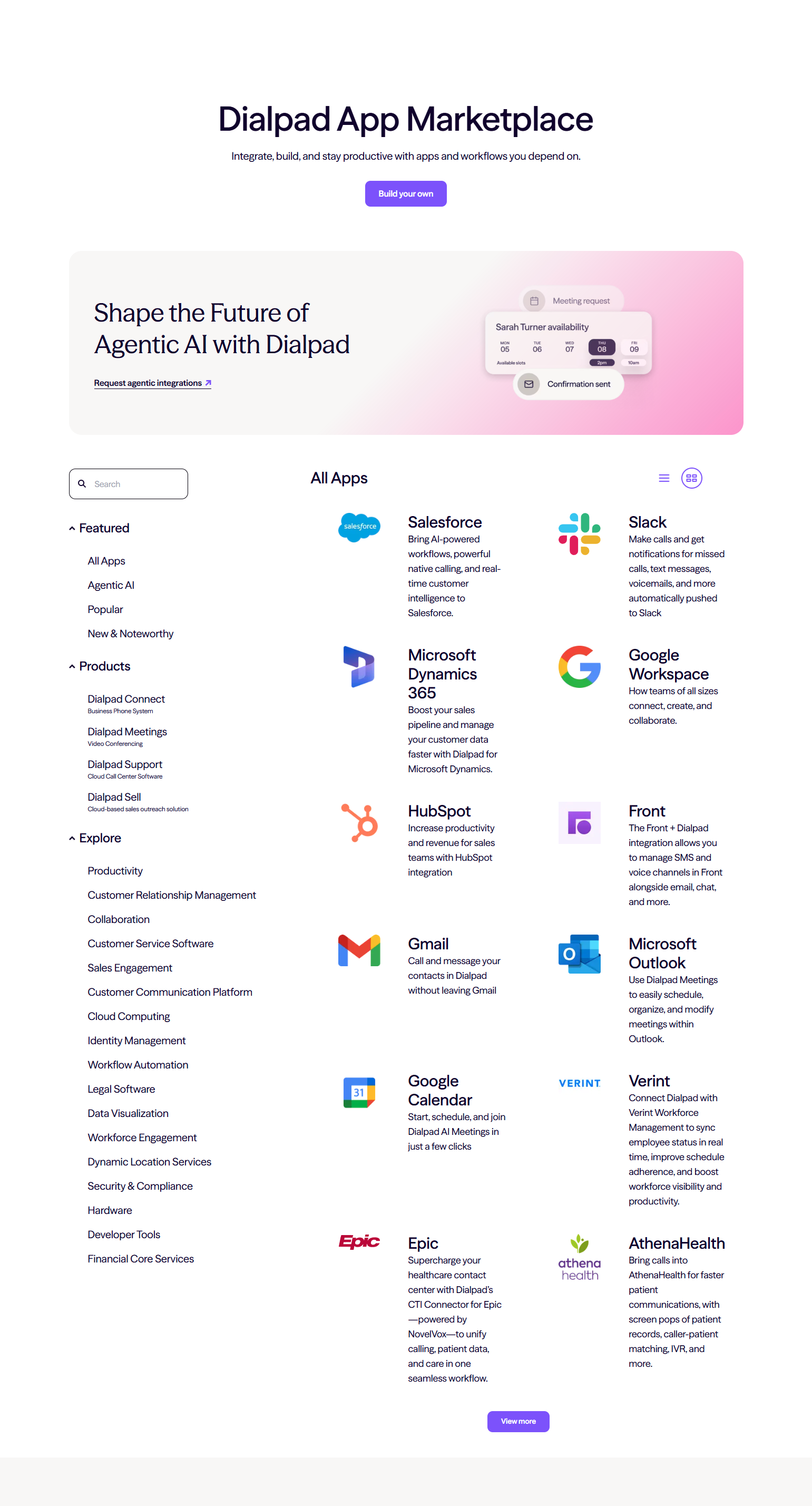 Integrations @Dialpad