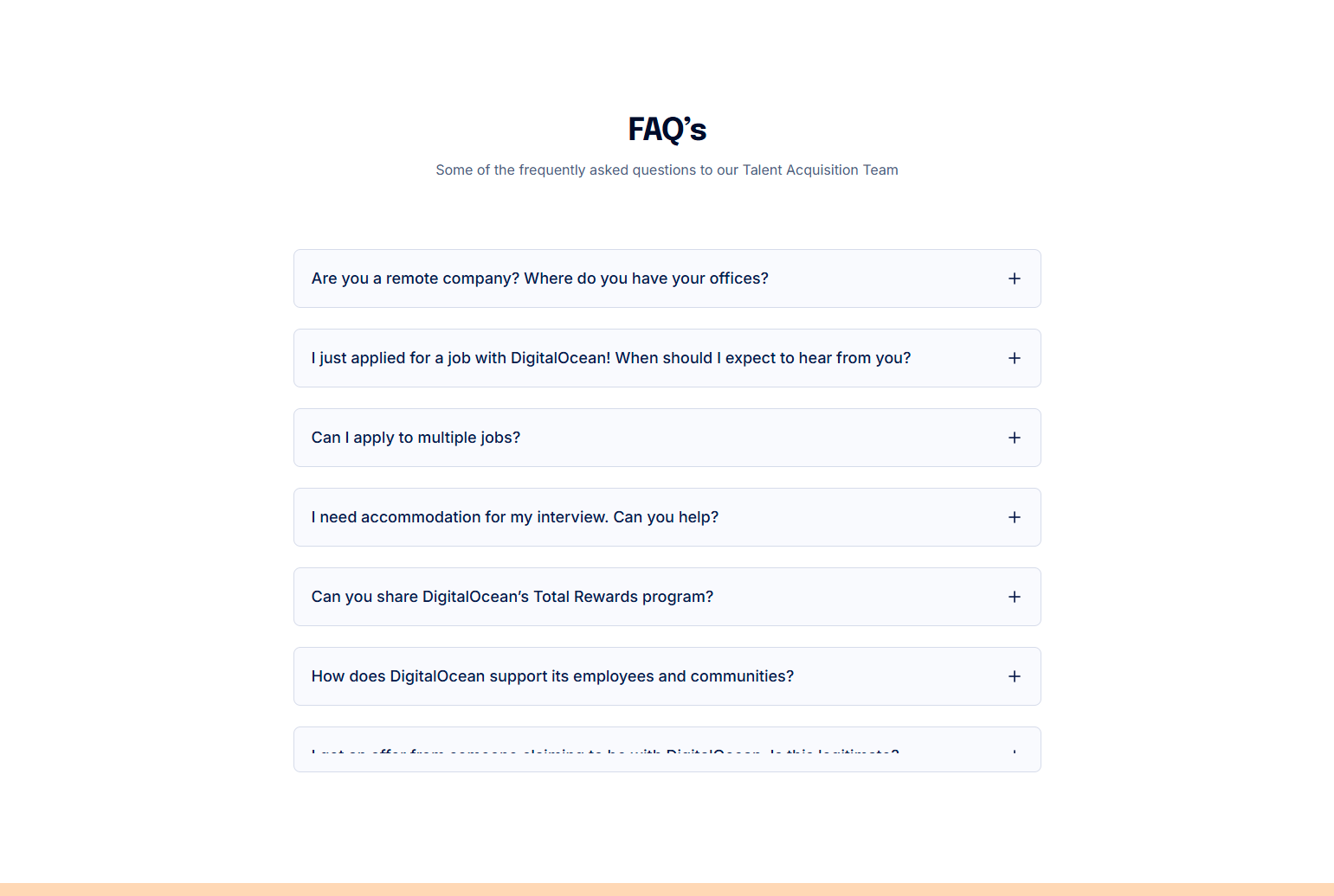 FAQ @DigitalOcean