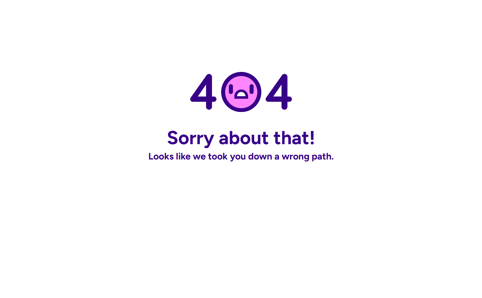 404 Error @Donut