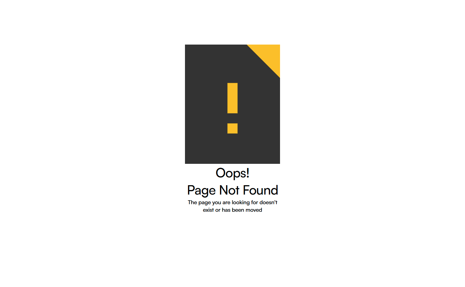 404 Error @Brainfish