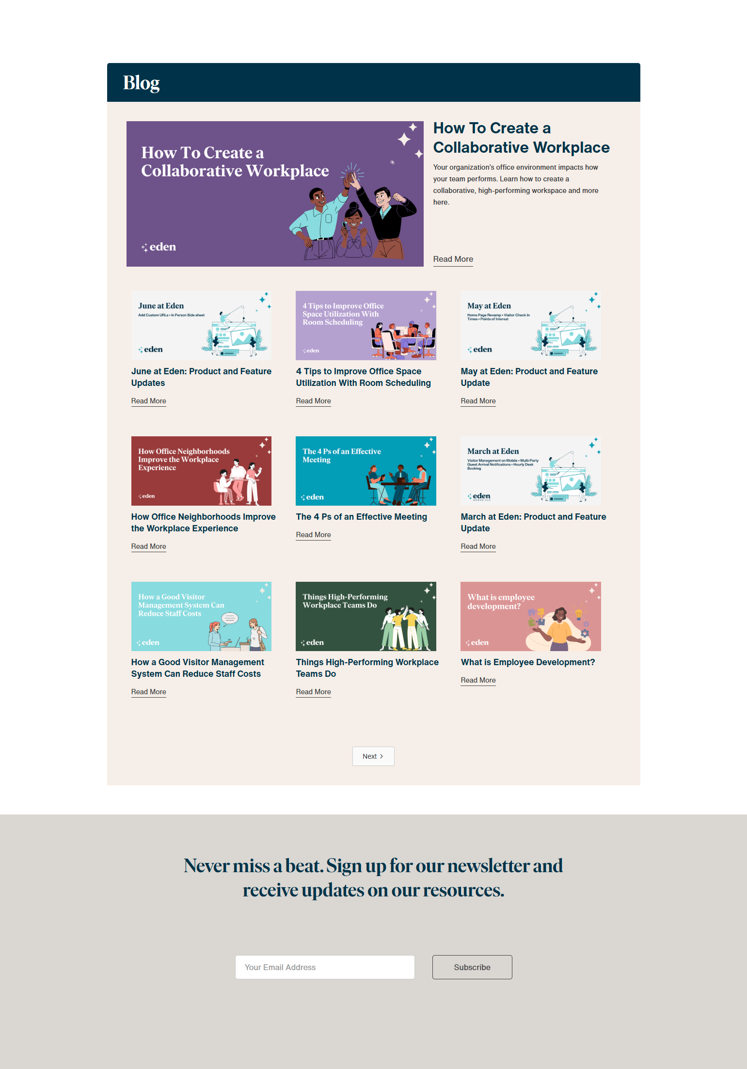 Blog Index @Eden Tech