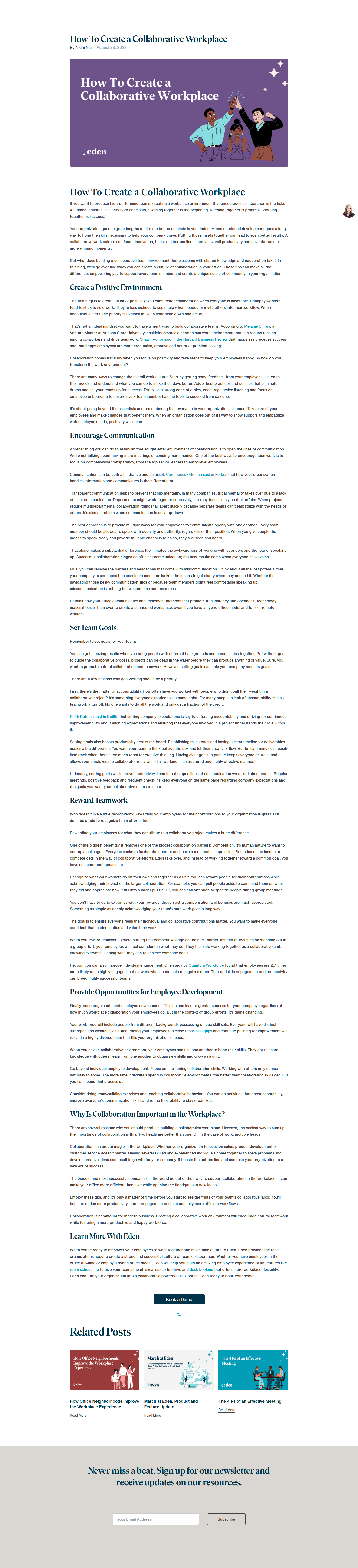 Blog Post @Eden Tech